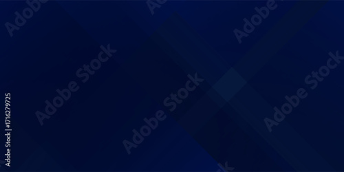 Modern black dark navy blue silver abstract pattern background. Geometric shape. Line triangle angle fold polygon diamond 3D design modern abstract art
