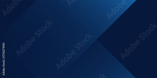 Simple black dark navy blue silver abstract pattern background. Geometric shape. Line triangle angle fold polygon diamond 3D abstract