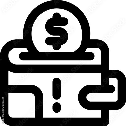 emergency fund line icon. Clean and minimalist vector icon for websites, mobile apps, presentations, and logos. Fully scalable and customizable for any project.