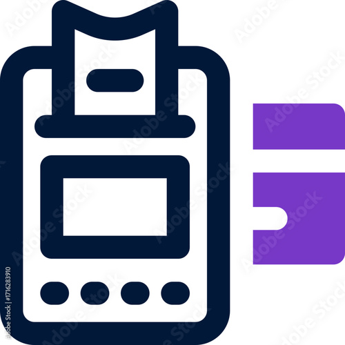 payment method duotone icon. Sleek and modern vector icon for websites, mobile apps, marketing materials, and corporate design. Fully scalable and ready to use.