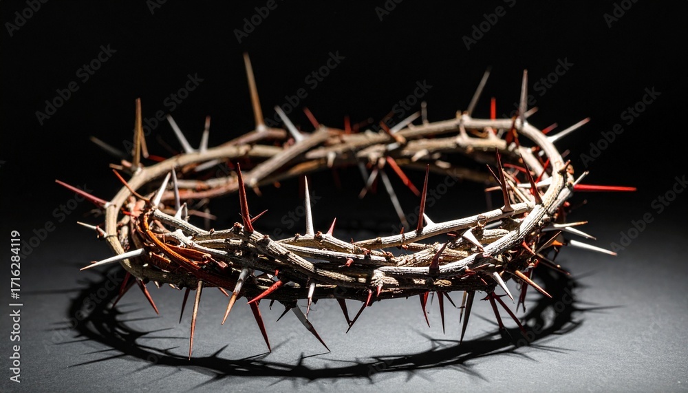 Fototapeta premium Crown of Thorns Symbol of Sacrifice and Redemption