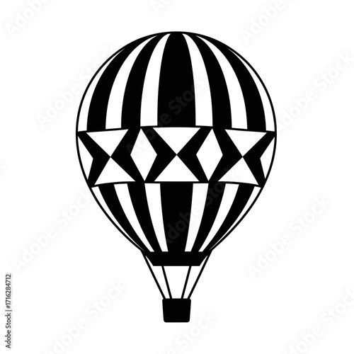 hot air balloon vector