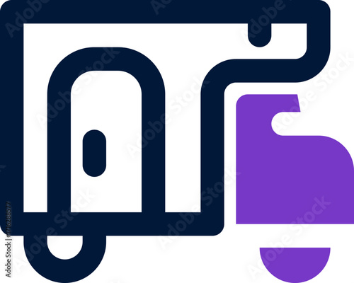 camper van duotone icon. Sleek and modern vector icon for websites, mobile apps, marketing materials, and corporate design. Fully scalable and ready to use.