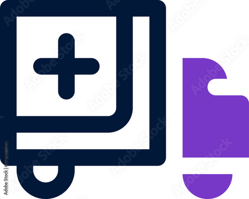 ambulance duotone icon. Sleek and modern vector icon for websites, mobile apps, marketing materials, and corporate design. Fully scalable and ready to use.