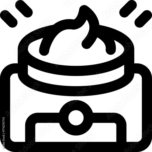 moisturizer line icon. Clean and minimalist vector icon for websites, mobile apps, presentations, and logos. Fully scalable and customizable for any project.