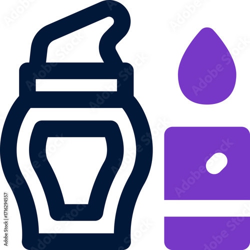 foundation duotone icon. Sleek and modern vector icon for websites, mobile apps, marketing materials, and corporate design. Fully scalable and ready to use.