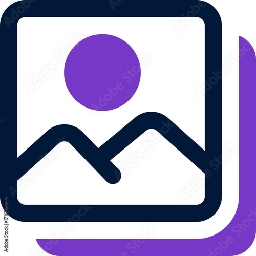 image duotone icon. Sleek and modern vector icon for websites, mobile apps, marketing materials, and corporate design. Fully scalable and ready to use.