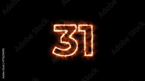 Wallpaper Mural Fire And Smoke Flying 31 Text Effect for Halloween 4K. Torontodigital.ca