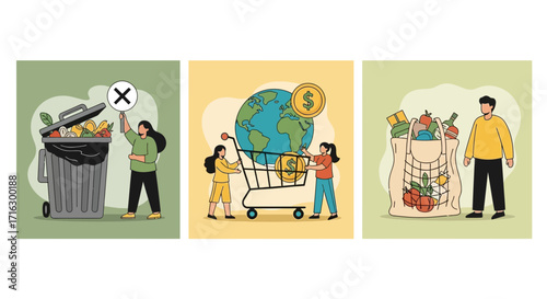 Visualizing responsible consumption from waste management to global economic impacts and sustainable lifestyle investments