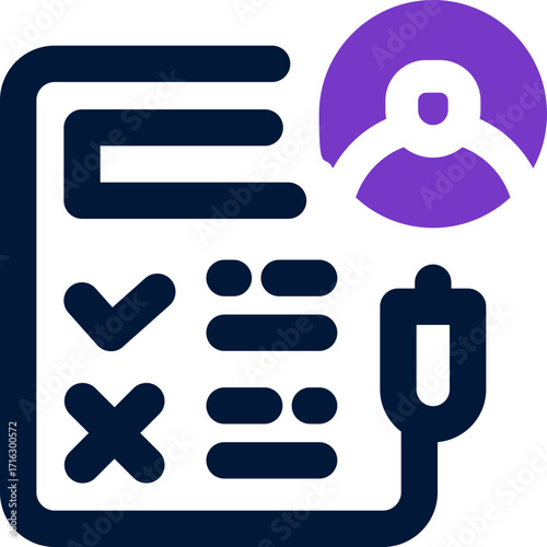 criteria duotone icon. Sleek and modern vector icon for websites, mobile apps, marketing materials, and corporate design. Fully scalable and ready to use.