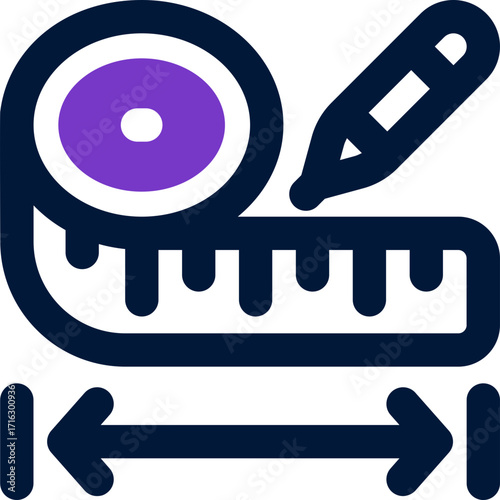 measurement duotone icon. Sleek and modern vector icon for websites, mobile apps, marketing materials, and corporate design. Fully scalable and ready to use.