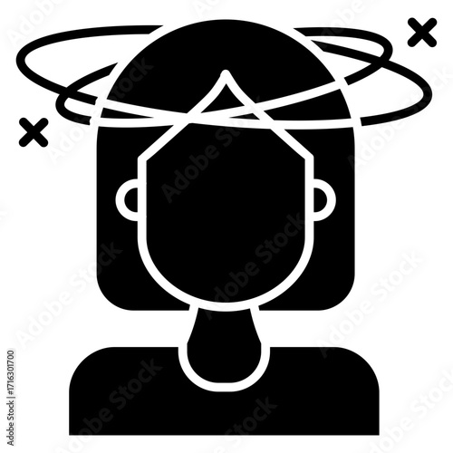 Headace Glyph Icon