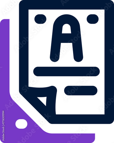 exam duotone icon. Sleek and modern vector icon for websites, mobile apps, marketing materials, and corporate design. Fully scalable and ready to use.