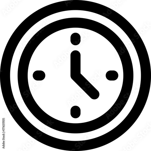 time line icon. Clean and minimalist vector icon for websites, mobile apps, presentations, and logos. Fully scalable and customizable for any project.