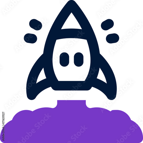 startup duotone icon. Sleek and modern vector icon for websites, mobile apps, marketing materials, and corporate design. Fully scalable and ready to use.