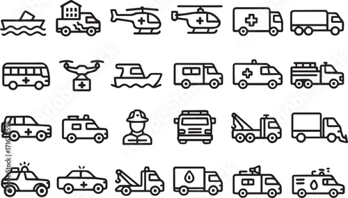 Collection of Transportation Icons
