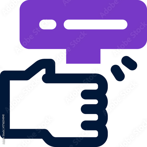 campaign duotone icon. Sleek and modern vector icon for websites, mobile apps, marketing materials, and corporate design. Fully scalable and ready to use.