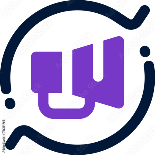 marketing campaign duotone icon. Sleek and modern vector icon for websites, mobile apps, marketing materials, and corporate design. Fully scalable and ready to use.