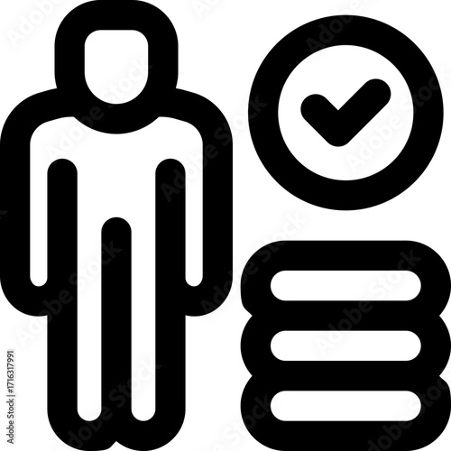 capital line icon. Clean and minimalist vector icon for websites, mobile apps, presentations, and logos. Fully scalable and customizable for any project.