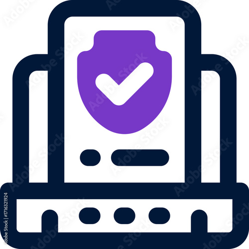 laptop duotone icon. Sleek and modern vector icon for websites, mobile apps, marketing materials, and corporate design. Fully scalable and ready to use.