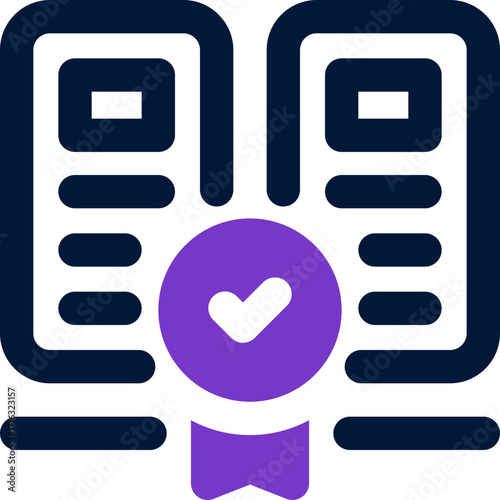 nomination duotone icon. Sleek and modern vector icon for websites, mobile apps, marketing materials, and corporate design. Fully scalable and ready to use.