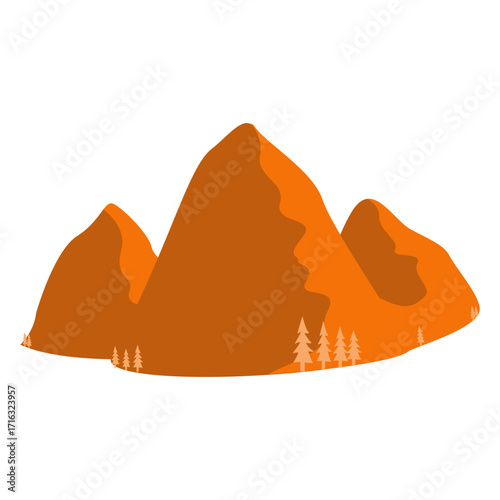 Sunset Montain Element