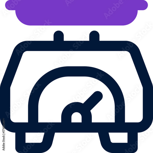 scale duotone icon. Sleek and modern vector icon for websites, mobile apps, marketing materials, and corporate design. Fully scalable and ready to use.