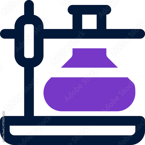 chemical duotone icon. Sleek and modern vector icon for websites, mobile apps, marketing materials, and corporate design. Fully scalable and ready to use.