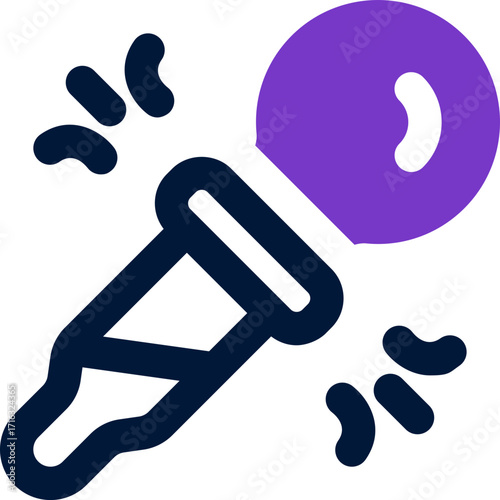 pipette duotone icon. Sleek and modern vector icon for websites, mobile apps, marketing materials, and corporate design. Fully scalable and ready to use.