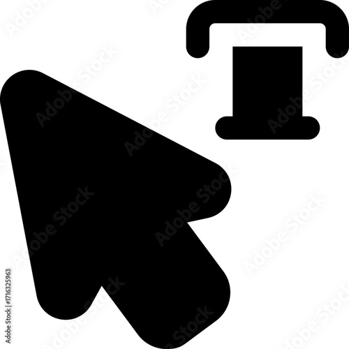 font glyph icon. Strong and solid vector icon for websites, mobile interfaces, presentations, and visual branding. High quality and easy to edit.