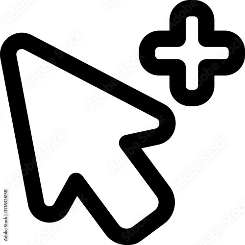 add line icon. Clean and minimalist vector icon for websites, mobile apps, presentations, and logos. Fully scalable and customizable for any project.