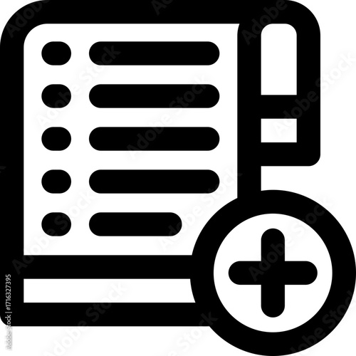 list line icon. Clean and minimalist vector icon for websites, mobile apps, presentations, and logos. Fully scalable and customizable for any project.