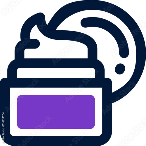 cream duotone icon. Sleek and modern vector icon for websites, mobile apps, marketing materials, and corporate design. Fully scalable and ready to use.