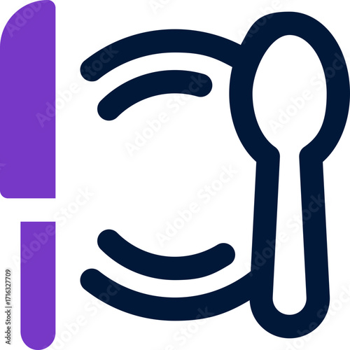 meal duotone icon. Sleek and modern vector icon for websites, mobile apps, marketing materials, and corporate design. Fully scalable and ready to use.