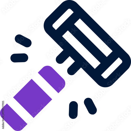 shaving razor duotone icon. Sleek and modern vector icon for websites, mobile apps, marketing materials, and corporate design. Fully scalable and ready to use.