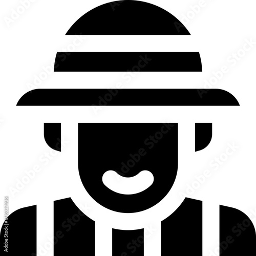 traveler glyph icon. Strong and solid vector icon for websites, mobile interfaces, presentations, and visual branding. High quality and easy to edit.