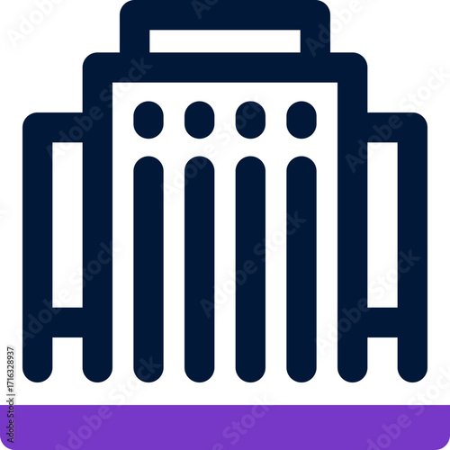 appartment duotone icon. Sleek and modern vector icon for websites, mobile apps, marketing materials, and corporate design. Fully scalable and ready to use.