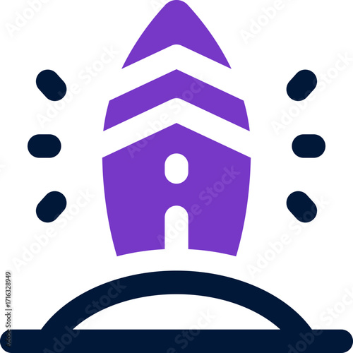 surfing duotone icon. Sleek and modern vector icon for websites, mobile apps, marketing materials, and corporate design. Fully scalable and ready to use.