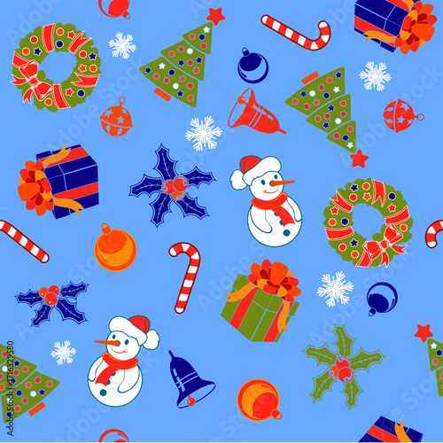 Christmas Seamless Background