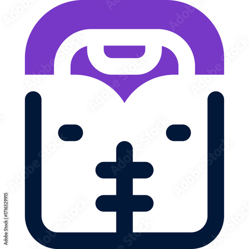 sleeping bag duotone icon. Sleek and modern vector icon for websites, mobile apps, marketing materials, and corporate design. Fully scalable and ready to use.