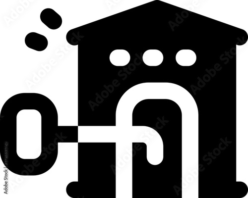 ownership glyph icon. Strong and solid vector icon for websites, mobile interfaces, presentations, and visual branding. High quality and easy to edit.