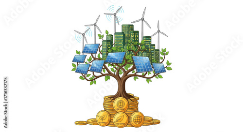 Sustainable City Green Energy & Economic Growth