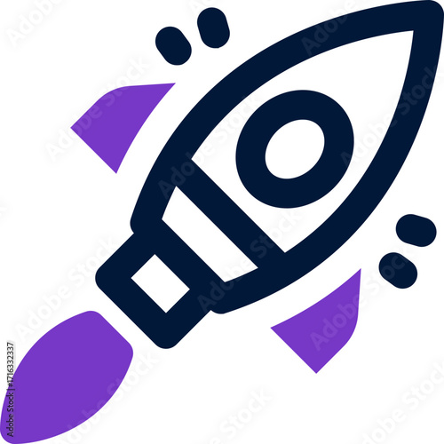 startup duotone icon. Sleek and modern vector icon for websites, mobile apps, marketing materials, and corporate design. Fully scalable and ready to use.