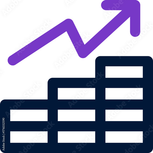 investment duotone icon. Sleek and modern vector icon for websites, mobile apps, marketing materials, and corporate design. Fully scalable and ready to use.