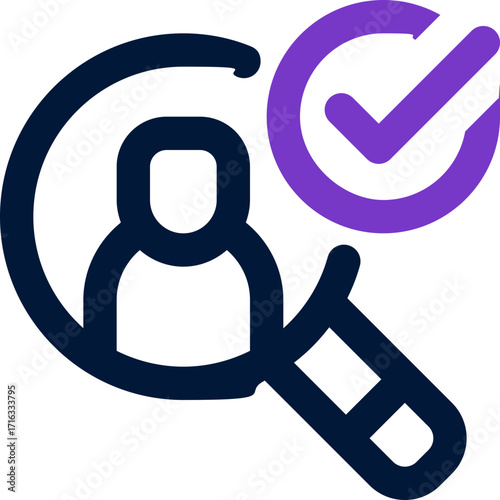 prospect duotone icon. Sleek and modern vector icon for websites, mobile apps, marketing materials, and corporate design. Fully scalable and ready to use.