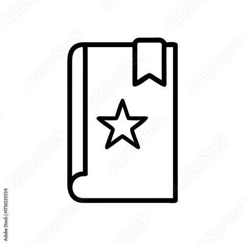 Favorite Bookmark Icon for Web and Graphic Design