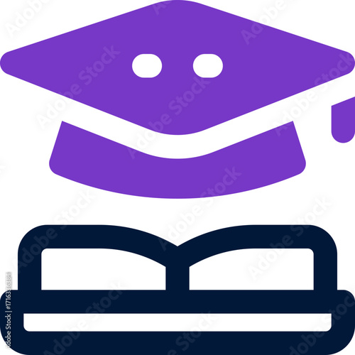 academic duotone icon. Sleek and modern vector icon for websites, mobile apps, marketing materials, and corporate design. Fully scalable and ready to use.