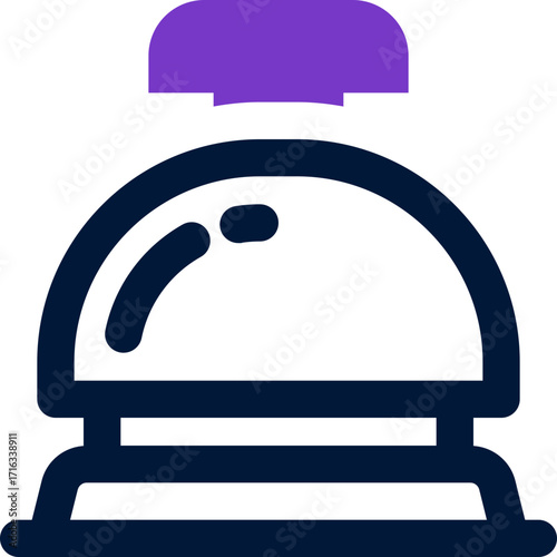 hotel bell duotone icon. Sleek and modern vector icon for websites, mobile apps, marketing materials, and corporate design. Fully scalable and ready to use.