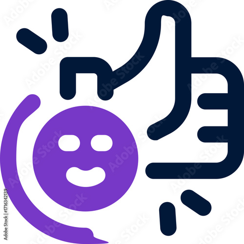 experience duotone icon. Sleek and modern vector icon for websites, mobile apps, marketing materials, and corporate design. Fully scalable and ready to use.