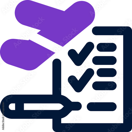 trip planner duotone icon. Sleek and modern vector icon for websites, mobile apps, marketing materials, and corporate design. Fully scalable and ready to use.